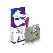 alt. páska wecare ARMOR pre BROTHER TZES231,Black/White,12mm*8m
