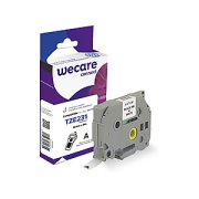 alt. páska wecare ARMOR pre BROTHER TZE231,Black/White,12mm*8m