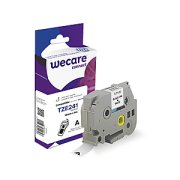 alt. páska wecare ARMOR pre BROTHER TZE241,Black/White,18mm*8m
