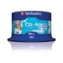 VERBATIM CD-R(50-Pack)Spindle/Inkjet Printable/52x/700MB / Non ID Branded