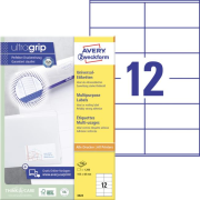 Etikety univerzálne 105x48mm Avery A4 100 hárkov