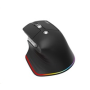 ACER bezdrátová myš Easy Fit Mouse,ergonomická,4000dpi,6 tlačítek,RGB,10m dosah,USB-C,BT,Black