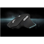 ACER bezdrátová myš Easy Fit Mouse,ergonomická,4000dpi,6 tlačítek,RGB,10m dosah,USB-C,BT,Black