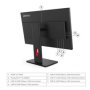 LENOVO LCD ThinkVision T27Q-40- 27",IPS,mat,16:9,2560x1440,178/178,4/6ms,350cd/m2,1500:1,DP,HDMI