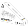 BAZAR - ARCTIC Vodní chladič Liquid Freezer III 420 ARGB, 3x140mm, AM5, LGA1851, bílá - Poškozený