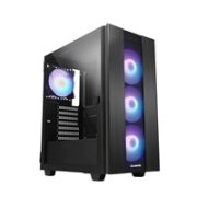 BAZAR - CHIEFTEC skříň HUNTER 2, ATX, 1x USB-C, 1x USB 3.1, 4x 120mm ARGB Fan, ARGB Hub, černá - Po