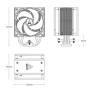 ARCTIC Chladič CPU Freezer 36 ARGB White, 2x120mm, LGA1851, AM5