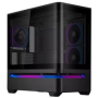 ASUS Case AP202 PRIME CASE, mATX, Průhledná bočnice, 3x 120mm ARGB Fan, černá