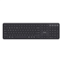 TRUST klávesnice Vaiya, Bezdrátová, CZ/SK, černá