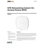 HPE Networking Instant On Indoor Access Point AP25 (Wi-Fi 6 4x4 RW R9B28A)