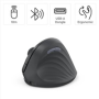 Hama vertikálna ergonomická bezdrôtová myš EWM-600R, pre pravákov, nabíjacia, čierna