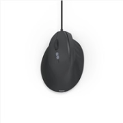 Hama vertikálna ergonomická káblová myš ECM-500L, pre ľavákov, čierna