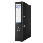 Zakladač pákový DONAU Premium-S, kartón/PP, A4/75 mm, čierny