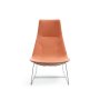 Kreslo Chic Lounge, nohy Metallic, látka Synergy LDS 73