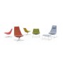 Kreslo Chic Lounge, nohy Metallic, látka Synergy LDS 73