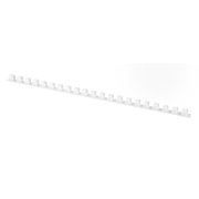 Plastové hrebene Q-CONNECT 8mm biele