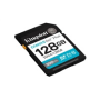 Kingston SDXC karta 128GB Canvas Go! Plus, R:200/W:160MB/s, Class 10, UHS-I, U3, V30