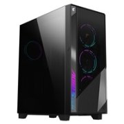 BAZAR - GIGABYTE case AORUS C500 GLASS, bez zdroje, průhledná bočnice, Mid Tower, černá - Poškozený