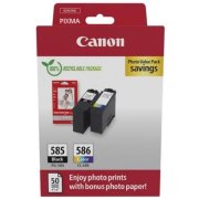 kazeta CANON PG-585 black + CL-586 color PIXMA TS7650i/TS7750i + GP501 10x15