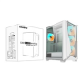GIGABYTE case GB-C301GW V2, Mid tower, Průhledná bočnice, 4x 120mm ARGB Fan, bílá