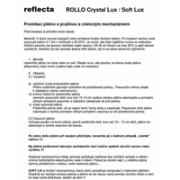 Reflecta ROLLO Crystal 200x152cm (16:9, 86"/225cm, 196x110cm) plátno roletové