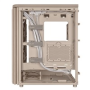 ASUS case PROART PA401 WOOD MESH PWM, ATX, 2x 160mm Fan, 1x 120mm Fan, Fan Hub, béžová
