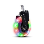 TRUST Kolečka na herní židli GXT 701, LED, gelové