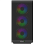 EVOLVEO Scorpio, skříň eATX/ATX, 4x ARGB ventilátor 120mm, boční panel temperované sklo + mřížkovaný