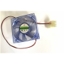 EUROCASE ventilátor 80mm, 12V/0,17A, prosvětlený modrý (molex)