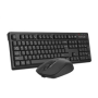 A4tech FG1200 FStyler, bezdrátový kancelářský set klávesnice s myší, 2,4G, černá