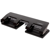 Štvordierovačka Q-CONNECT na 16 listov čierna