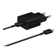 Samsung cestovní nabíječka EP-T1510XBE, PD, 15W, kabel USB-C, černá, EU