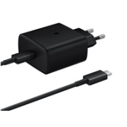 Cestovná nabíjačka Samsung EP-TA845XBE, rýchle nabíjanie 45 W, USB-C, čierna