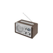 Orava RR-29 A rádio, 1 x 3,5W, AM / FM rádio, USB, AUX vstup, SD karta, hnědá / stříbrná