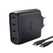 TRUST GaN Nabíječka MAXO 65W, 3xUSB-C,1xUSB-A, černá