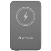 VERBATIM Powerbanka Charge 'n' Go, Magnetická, 10000 mAh, USB-C, Šedá