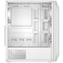 EVOLVEO Xenon, skříň ATX, 4x ARGB ventilátor 120mm, přední panel airflow mesh, bílá