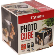 kazeta CANON PG-560 black + CL-561 color PHOTO CUBE WHITE PINK TS5350/TS5351/TS5352/TS5353