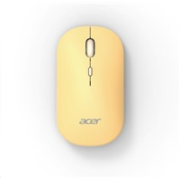 ACER Myš Wireless Mouse AMR130 Yellow - Dual mode 2.4GHz + BT 5.2, 4 tlačítka, 800/1200/1600 dpi,