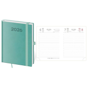 Diár Print Pop denný B6 12x16,5cm svetlo zelený 2026