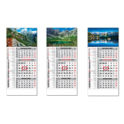 Plánovací kalendár ŠTANDARD 3-mesačný KOMBI 29,5 x 66,3 cm