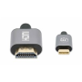 Manhattan kabel USB-C na HDMI, USB-C Male na HDMI Male, 1m, černá